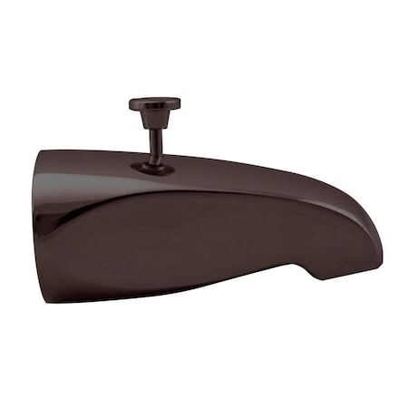 Westbrass Rear Diverter 5-1/2" Tub Spout in Oil Rubbed Bronze D3112-12